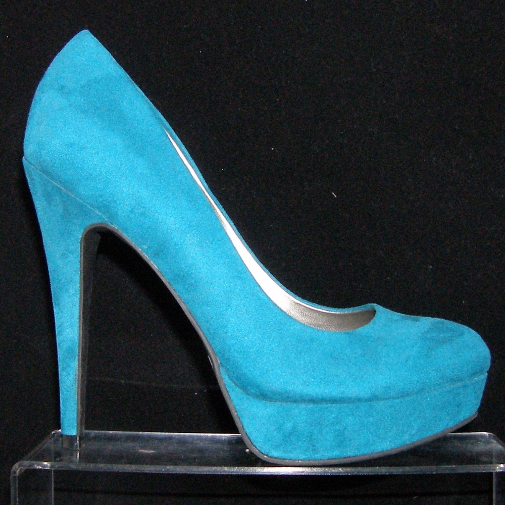 G by Guess 'Winna' teal round toe platform heel 6M - Picture 8 of 8